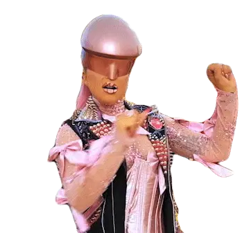 Lady Gaga Futuristic Pose Sticker