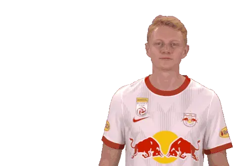 Nicolas Seiwald Points Down - Red Bull Salzburg