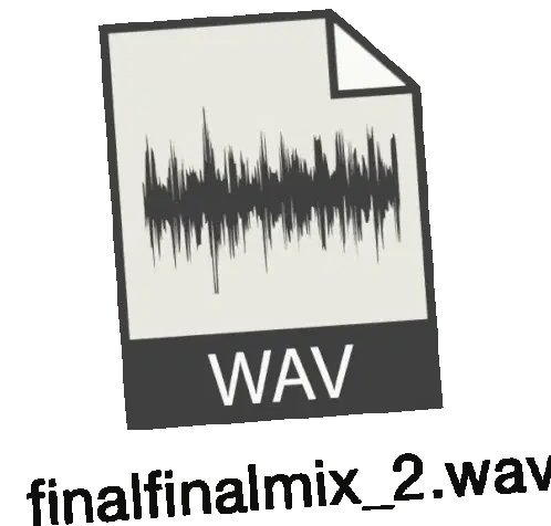 Final WAV Audio Export Sticker
