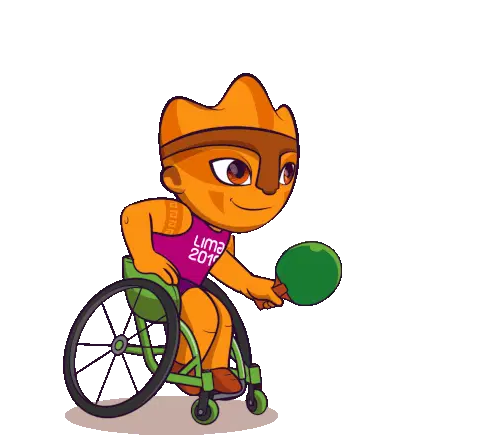 Milco Para Table Tennis Player Sticker