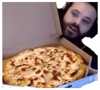 Look At This Pizza Failarmy Sticker