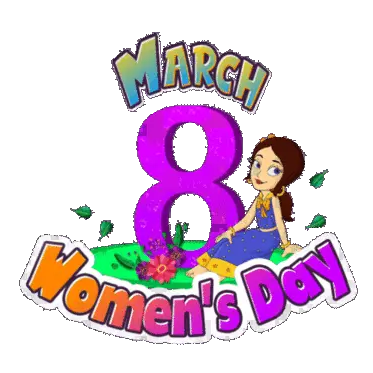 March 8 Womens Day Princess Indumati Sticker
