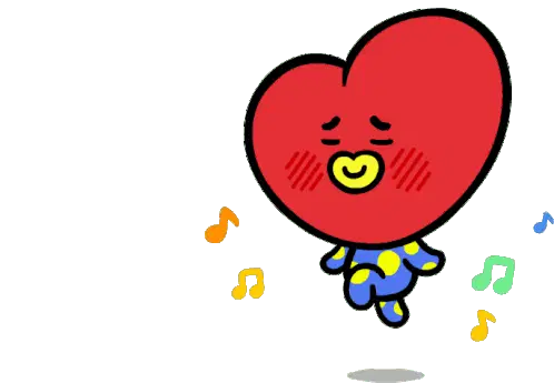 BT21 Tata Dancing Animated Sticker