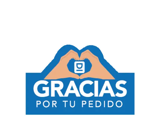 Gracias Por Tu Pedido - Manos Corazón Sticker