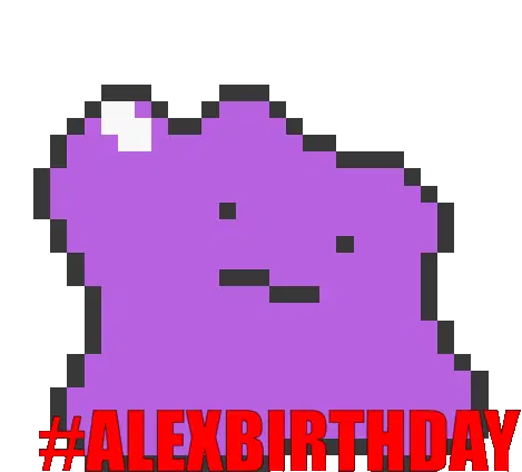 Alex Birthday Ditto Sticker