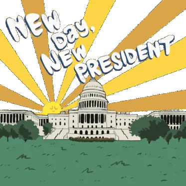 New Day Sunrise Sticker