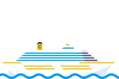 Costa Cruise Ship Sailing Sticker