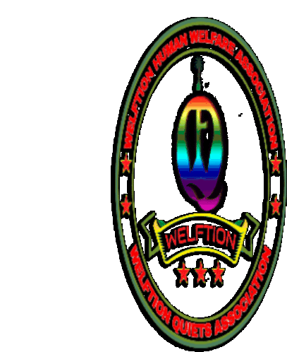 Welftion Human Welfare Association Logo Sticker