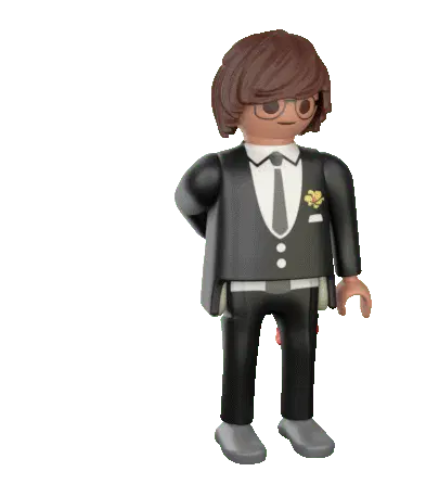 Para Ti: Playmobil Figure with Rose