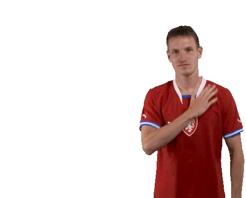 Jakub Jankto Shrugs & Points in Soccer Jersey