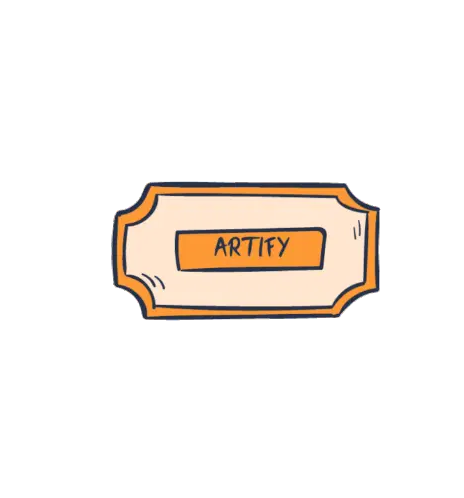 Artify Tunisian Film Tickets Sticker