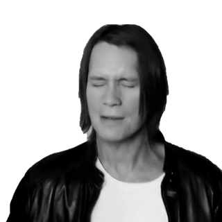 Pellek Nodding to Music with Eyes Closed
