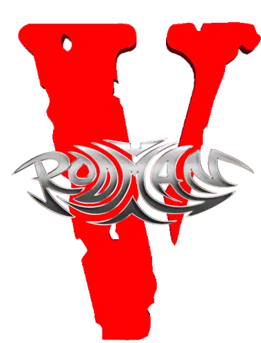Vlone Rodman Animated Logo Sticker