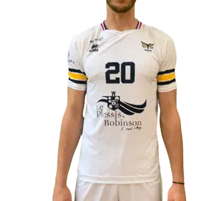 Henry Géant Waving Volleyball Player Sticker