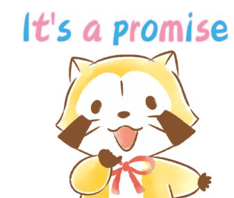 Rascal Making a Promise Sticker