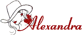 Alexandra Name Sticker: Cowgirl Hat & Hearts