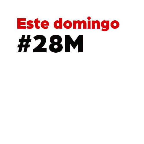 Elecciones 28M España Valencia Vota Sticker