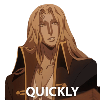 Quickly Alucard Castlevania Sticker