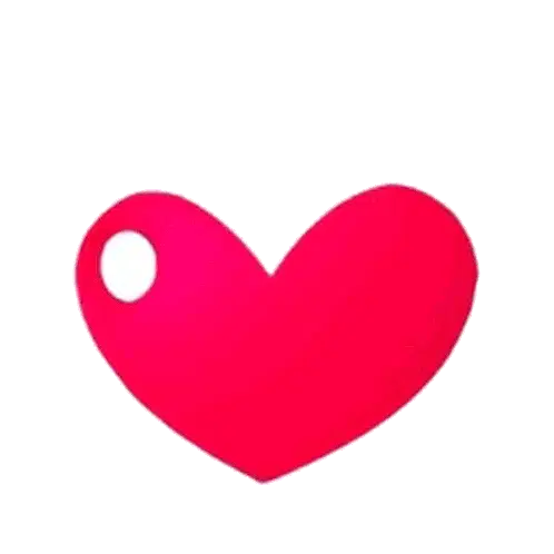 Coracao Te Amo Red Heart Sticker