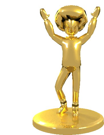 Ma Guarda Maguardadoro Statuetta d'Oro