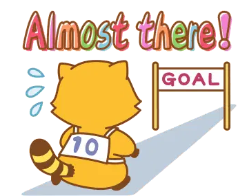 Rascal the Raccoon: Almost There! Goal in Sight