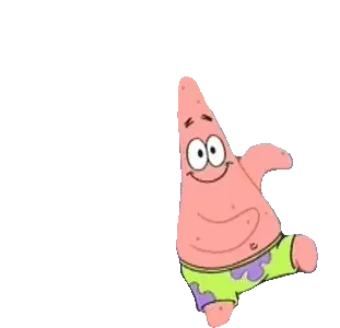 Patrick Star Saint Patricks Day Sticker