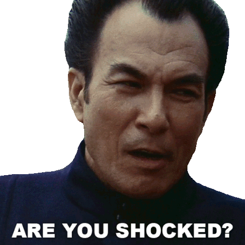 Are You Shocked Han (Kien Shih) Sticker from Enter the Dragon