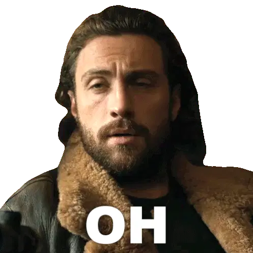 Sergei Kravinoff (Aaron Taylor-Johnson) says Oh!