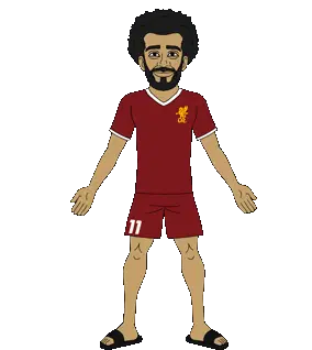 Mo Salah Celebration Arms Outstretched