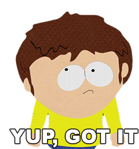 Yup Got It Jimmy Valmer Sticker