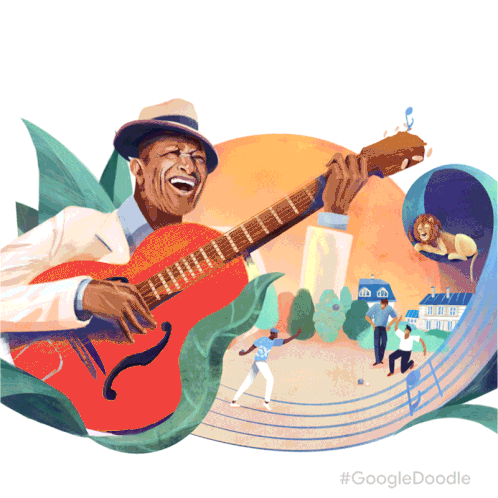 Merci Henri Salvador Google Doodle Music