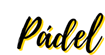 Padel Misspadel: Stylish Racket Sport Text Sticker
