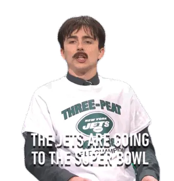 The Jet Are Going To The Super Bowl Timothée Chalamet Sticker