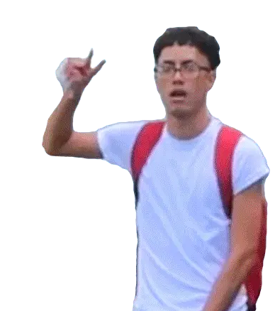 Giovanni Rivera Peace Sign Pose