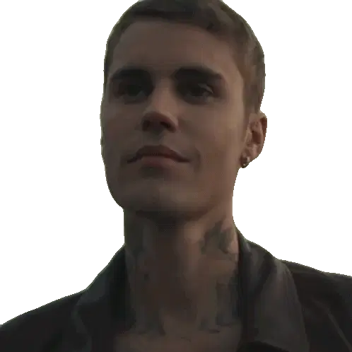 Justin Bieber Smiling Happily