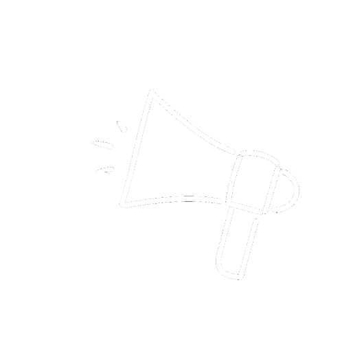 Ynov Marketing Communication Megaphone Sticker