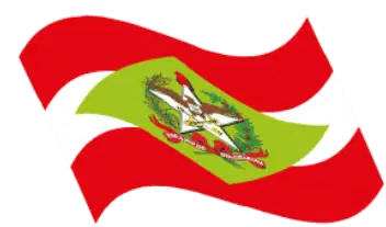 Bandeira Santa Catarina Animada