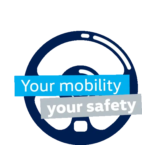 Mobile Safety Steering Wheel Sticker