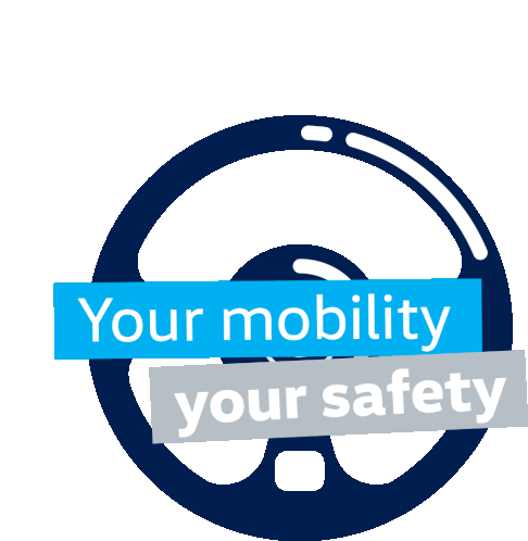 Mobile Safety Steering Wheel Sticker