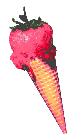 Olivia Rodrigo's Sweet Strawberry Ice Cream Cone