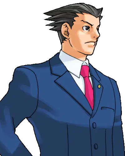 Phoenix Wright Nod Sticker