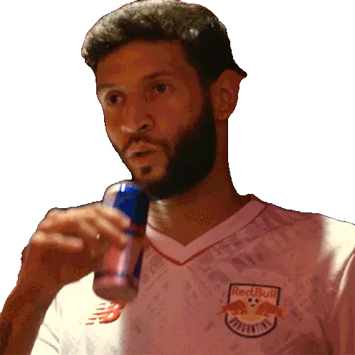 Bebendo Redbull Red Bull Bragantino Jogador