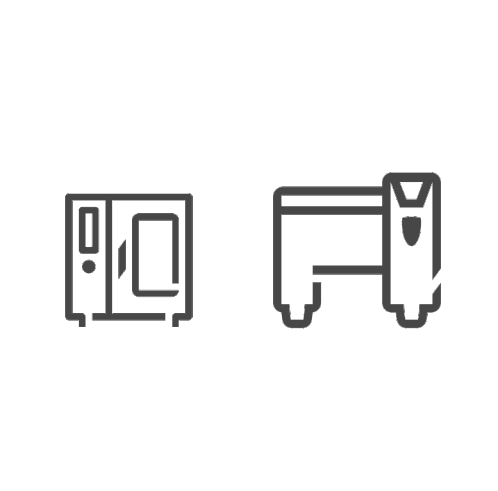 Rationalag Kitchen Appliances Line Art Sticker