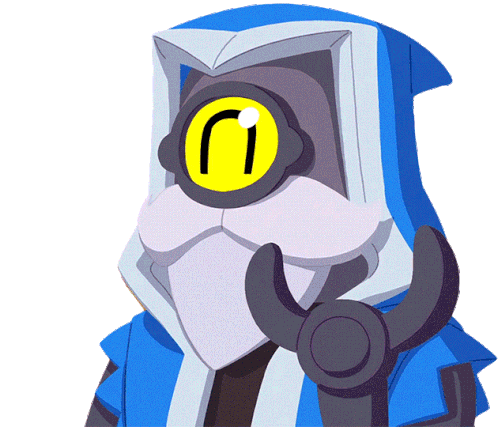 Brawl Stars Barley Wizard with Fire Orb Sticker