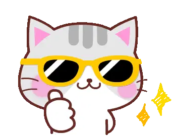 Cat Sticker Line Sticker Sticker