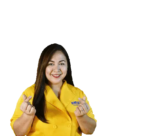 Nina Sotto Happy Mother's Day Finger Heart Sticker