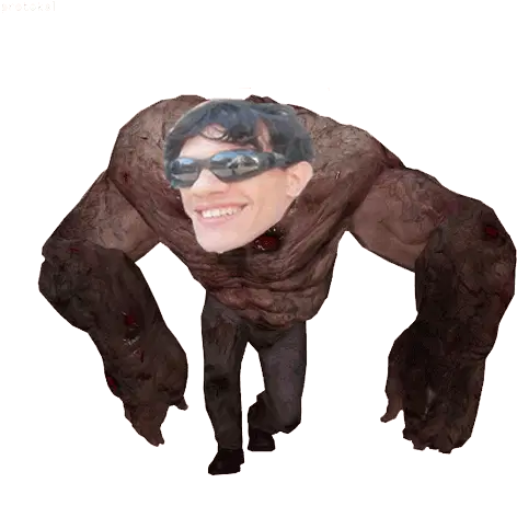 Gabino Silva Monster Normie Meme Sticker