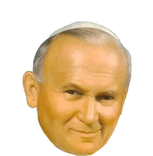 Jp2 Pope John Paul II Smiling Sticker
