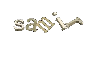 Samir Text Shattering Animation Sticker