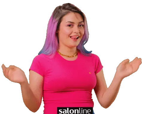 Thata Thais Cazelli Clapping Pink Hair Sticker